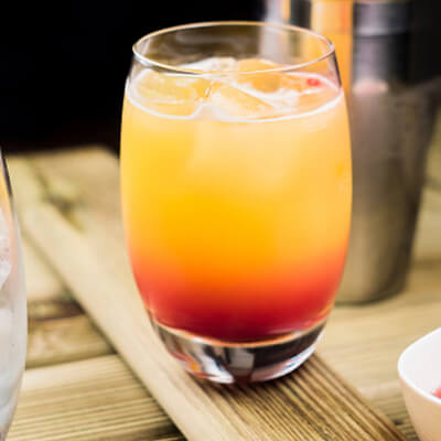Sweet Sunrise Mocktail made with Grove Juice